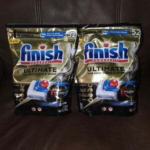 Finish Powerball Ultimate Dishwasher Tabs 2 PACK